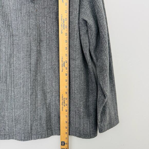 Axcess Gray 1/4 Zip Pullover Sweater Men’s Size L - Picture 4 of 7